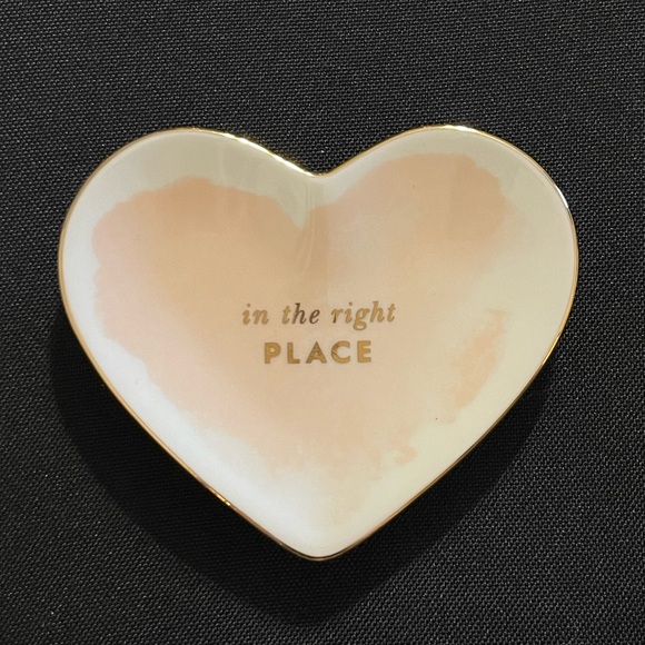 Kate Spade Heart in the Right Place Ring Dish Posy Court Lenox - Picture 1 of 2